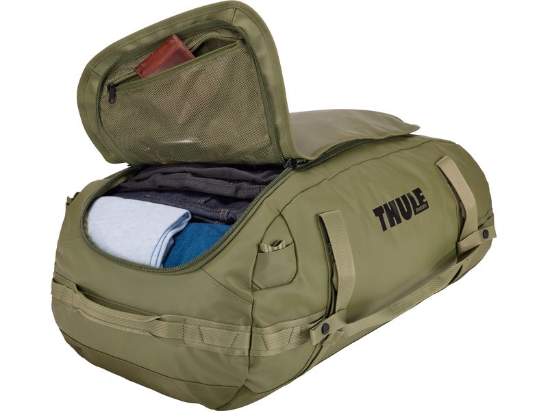 Thule Duffle Bag Chasm 70 l, Olivine Reisetasche und Rucksack in einem
