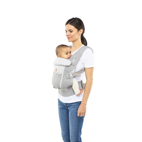 Porte bébé Adapt SoftFlex Mesh Gris Perle - ERGOBABY