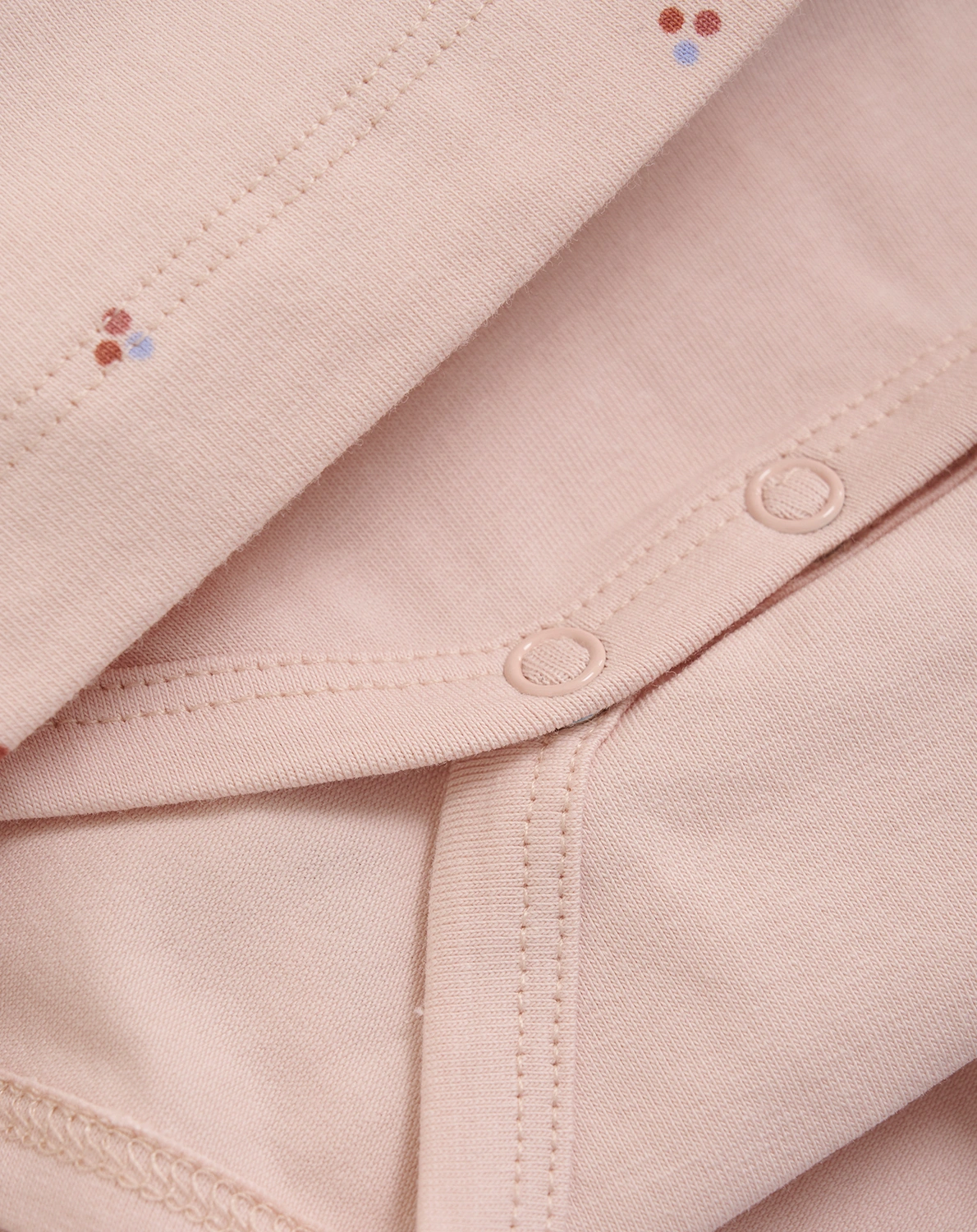 Langarm-Bodykleid DOTS in peach whip