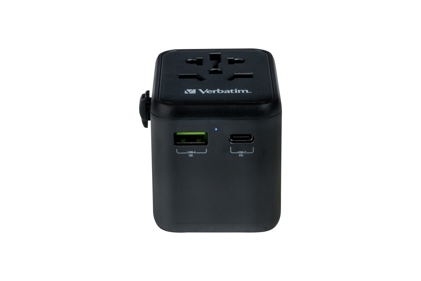 Verbatim - Universal rejseadapter UTA-02 PD20W/QC / 1xUSB / 1xType-C