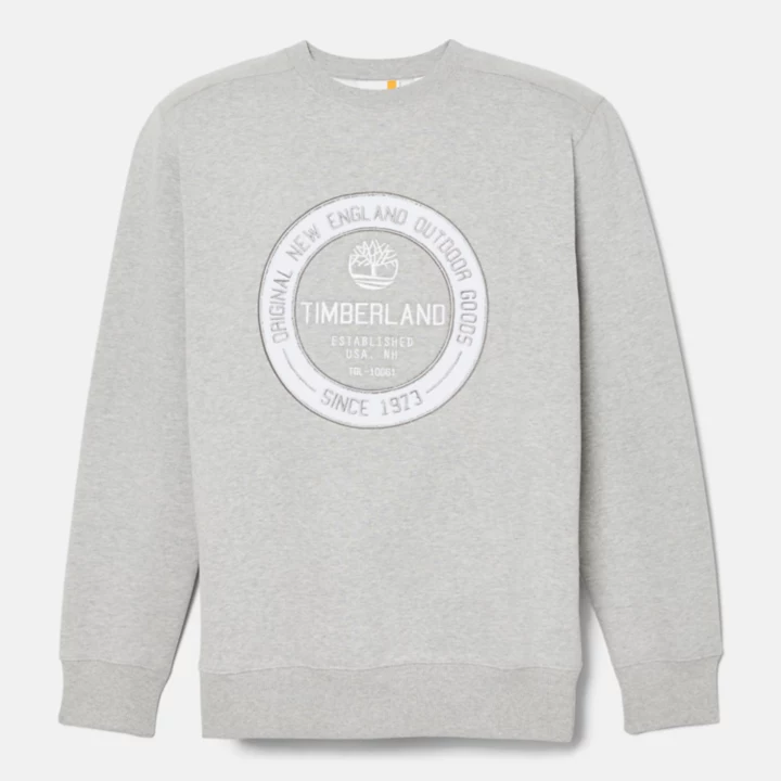 Moletom masculino Elevated Brand Carrier Crew na cor cinza