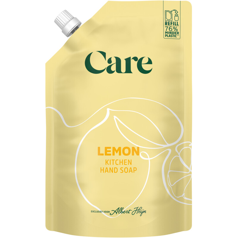 Care Lemon kitchen hand soap refill