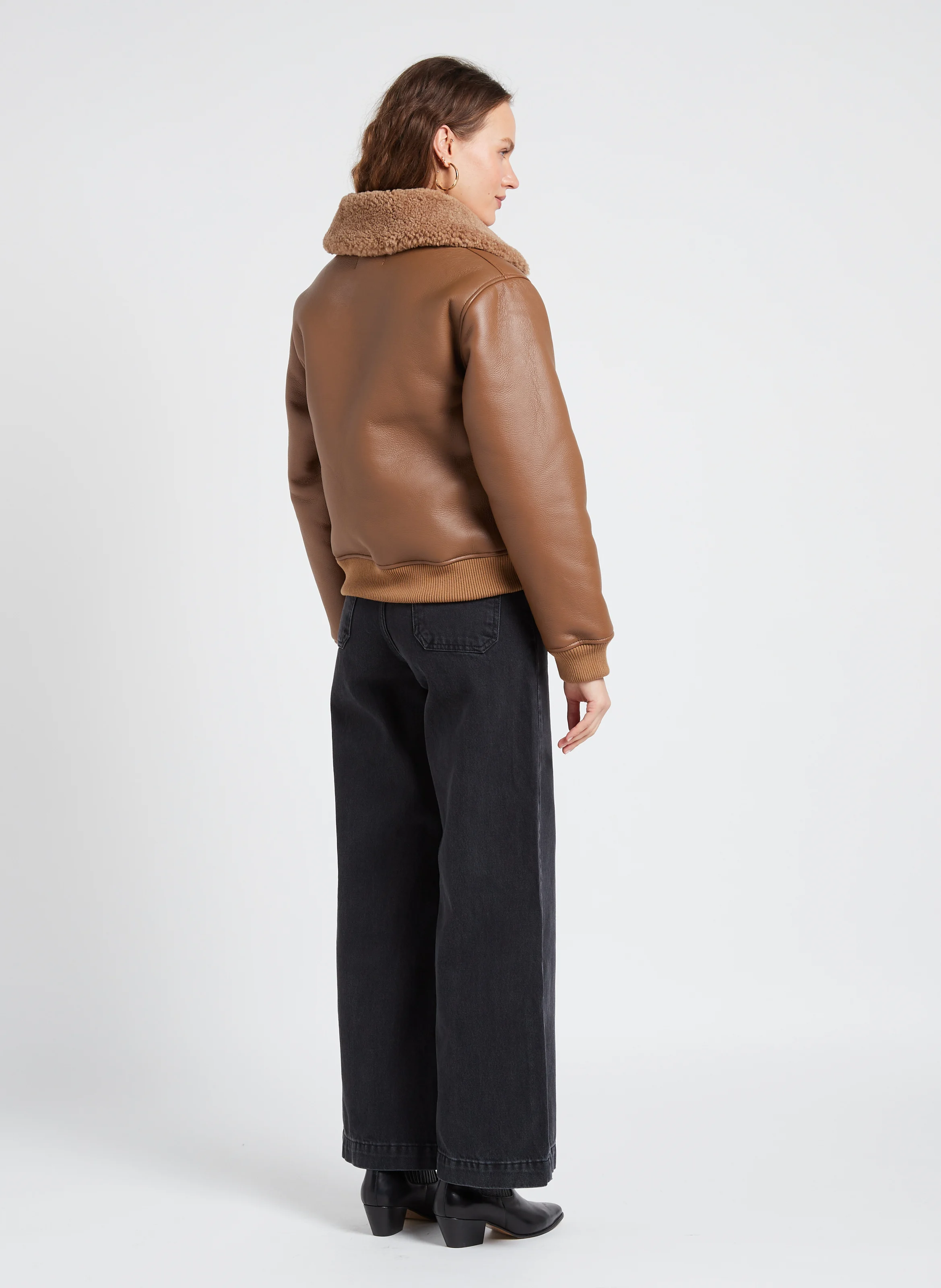 Jean baggy en coton | Noir