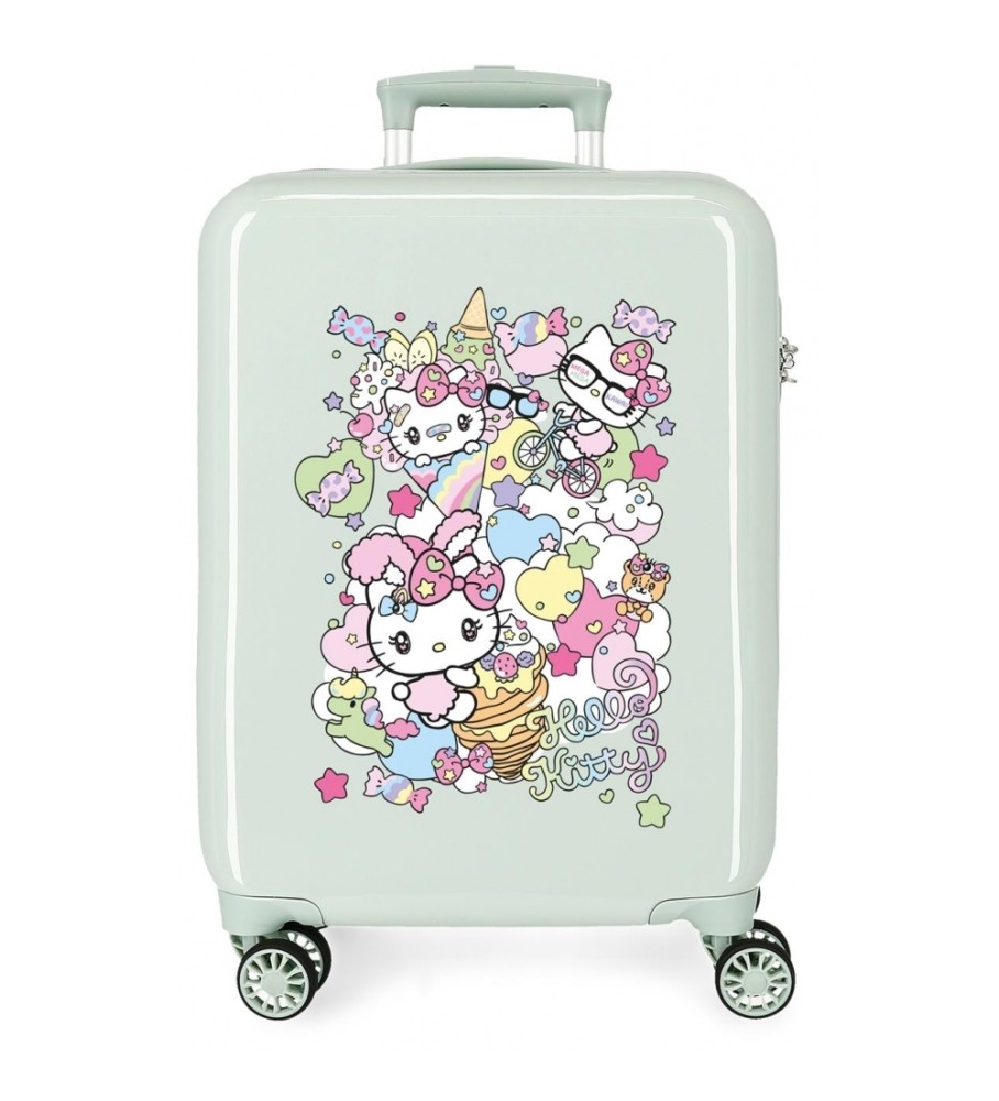 Mala rígida Joumma Bags Hello Kitty Harajuku 55 cm turquesa
