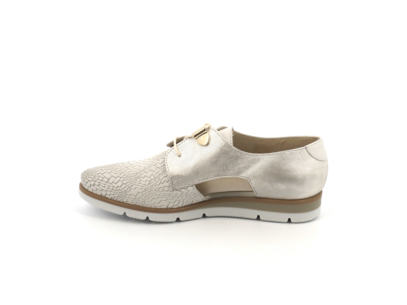 Cavargna shoes-BLANCA Cuir Platine