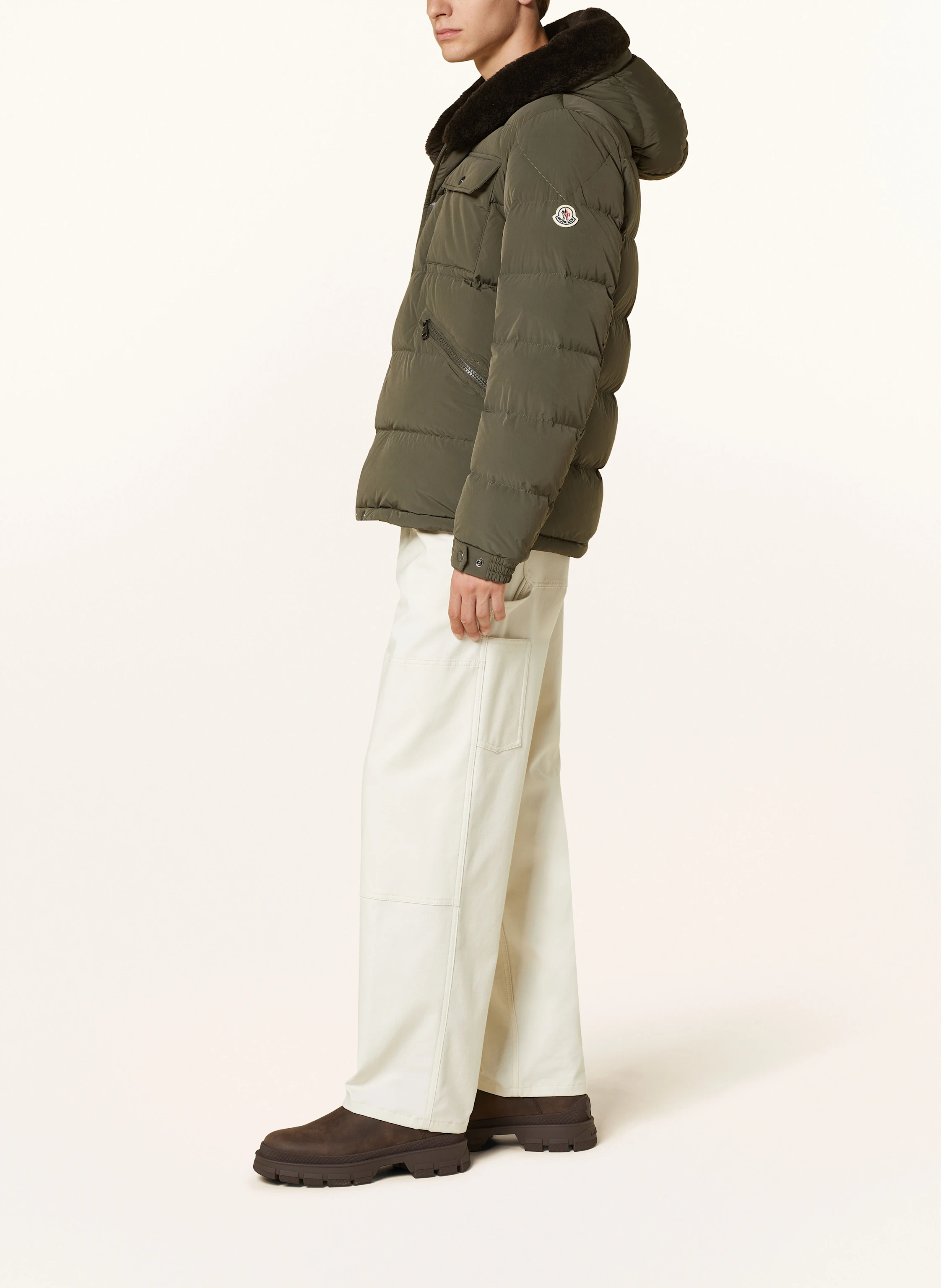MONCLER Daunenjacke MARCELETTES mit Kunstfell