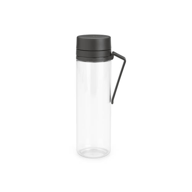 Brabantia Make & Take waterfles met zeef 0,5 liter - Dark Grey