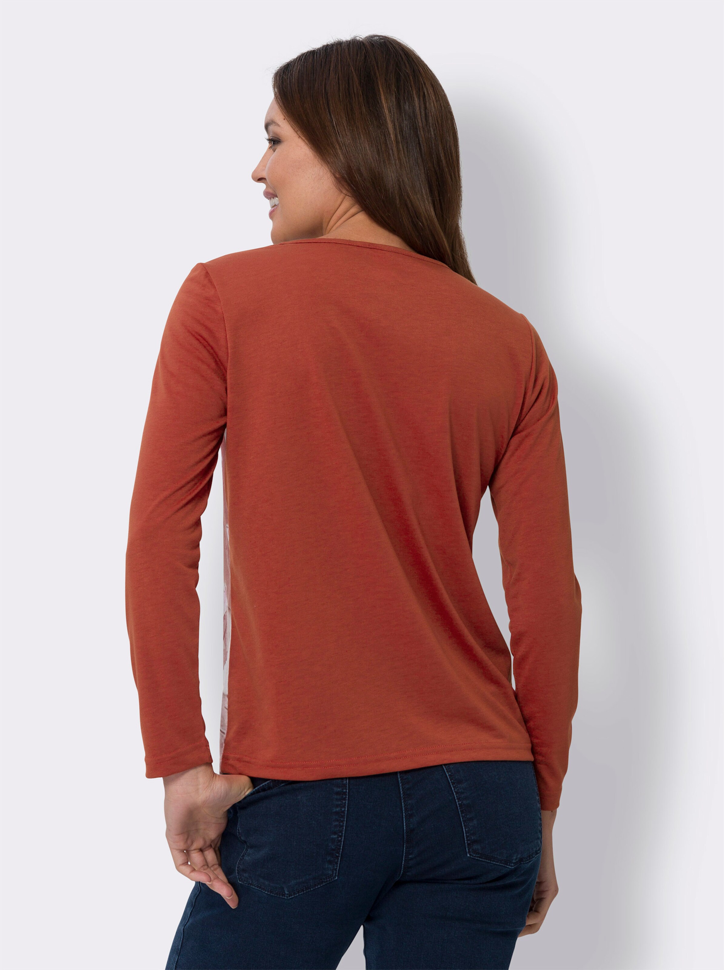 Langarmshirt mit Natur-Motiv