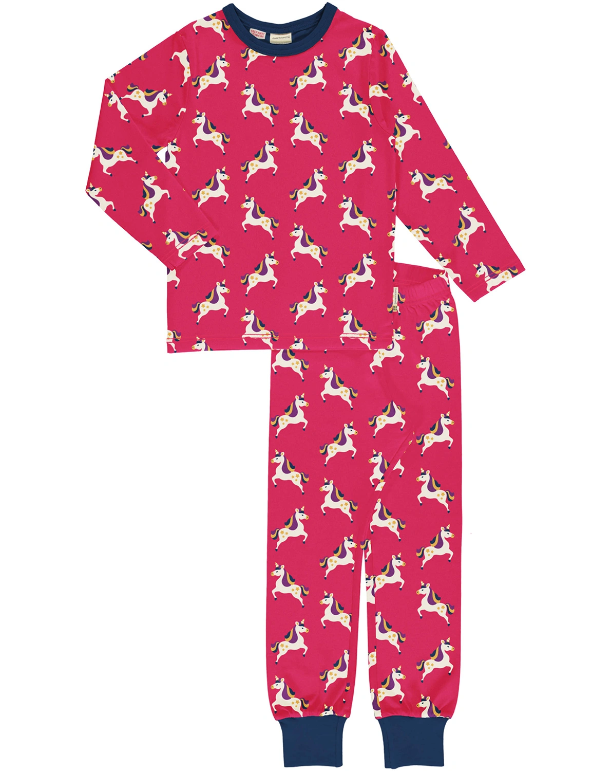Schlafanzug lang UNICORN in pink