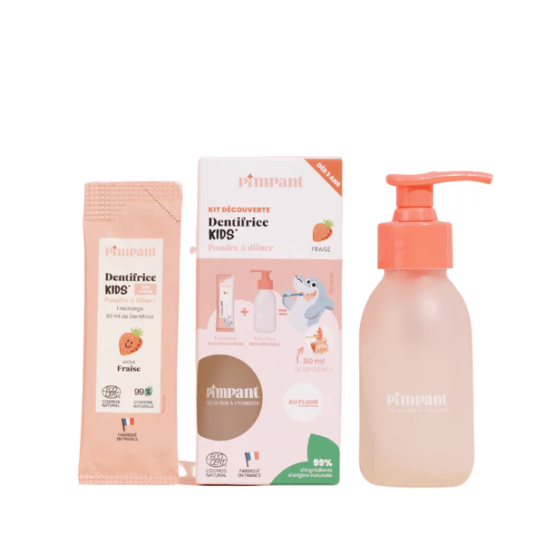 Pimpant Kit Découverte Dentifrice - Dentifrice Menthe 118 gr