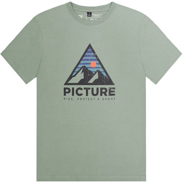 T-shirt PICTURE AUTHENTIC TEE GREEN SPRAY