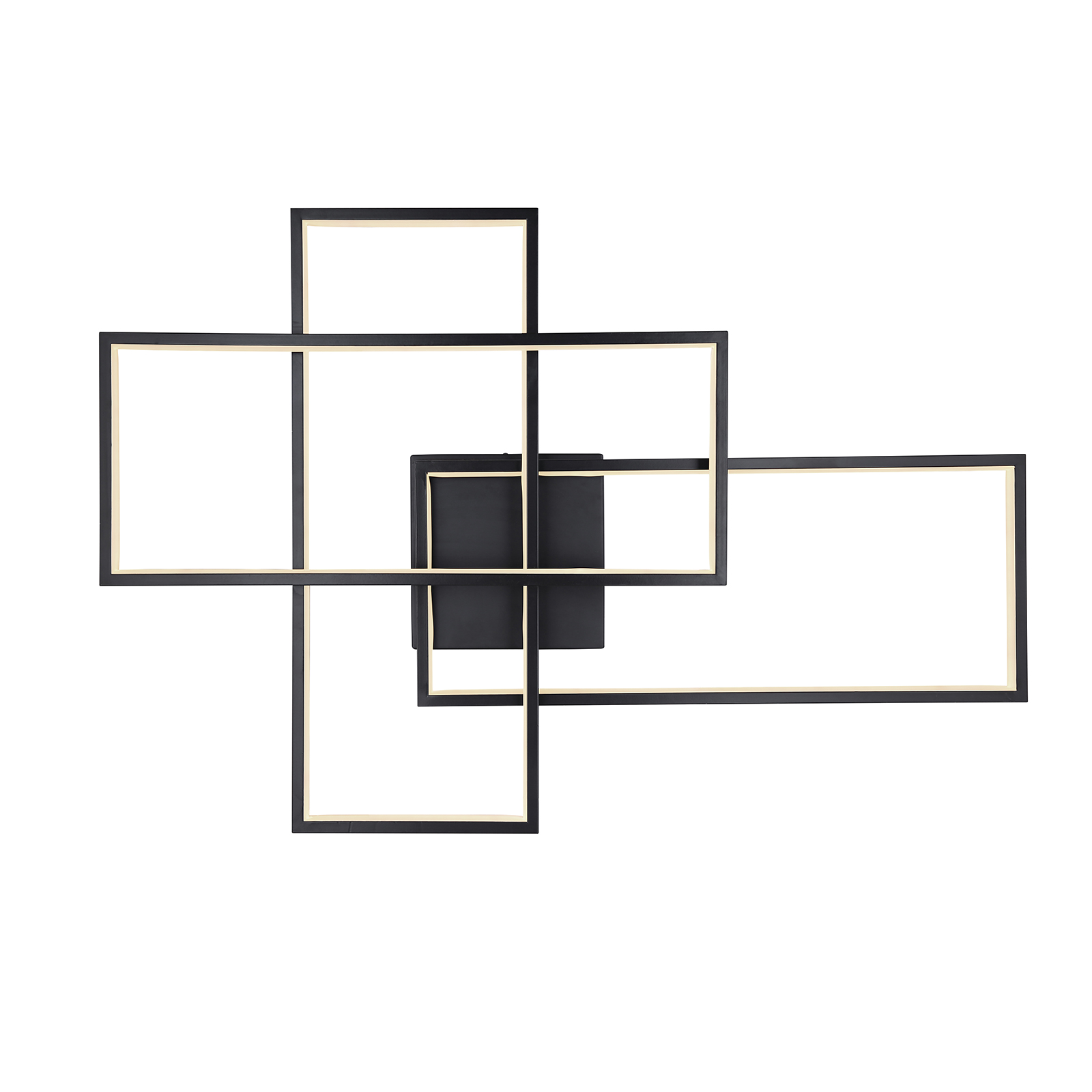 LED-Deckenleuchte - schwarz - dimmbar - SmartHome