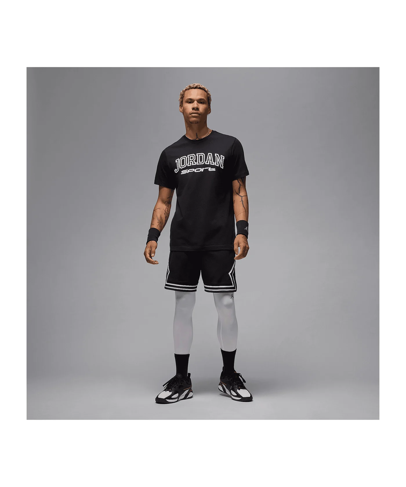 Jordan Sport Mesh Diamond Short Schwarz F010