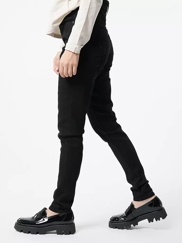 LEVI'S® Jeans Skinny Fit 721 HIGH RISE SKINNY MIDNIGHT schwarz