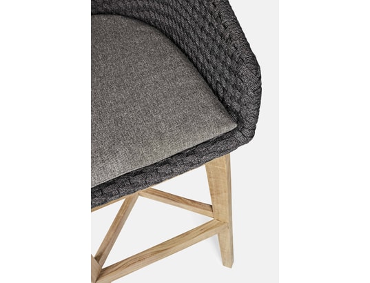 CONCEPT1 - Tabouret de bar Lot de 2T. Coachella anthracite (Bar)