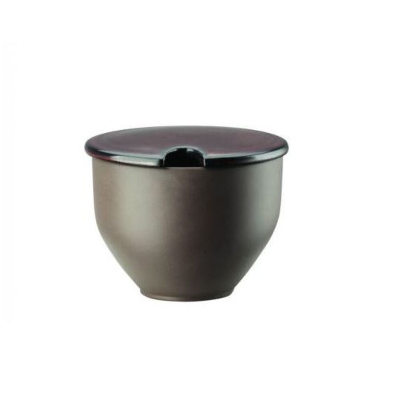 RosenthalZuckerdose mit Einschnitt - Junto Bronze