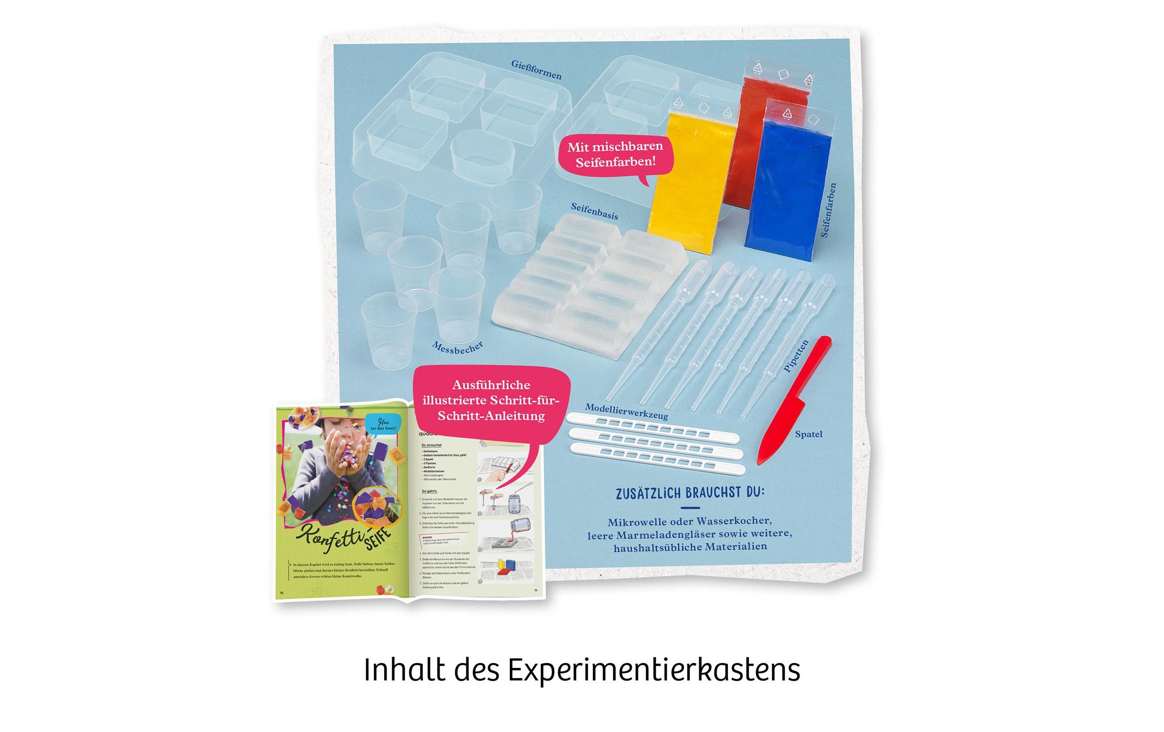 Experimentierkasten Seifen-AtelierEinzigartige Seifenkreationen herstellen
