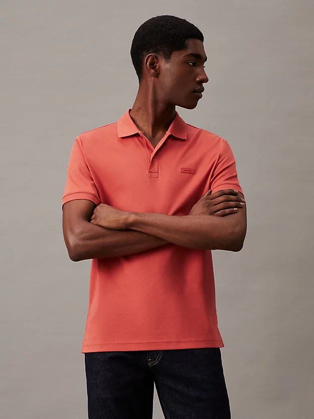 Camisa polo de corte justo
