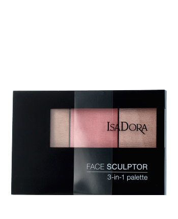 IsaDora Face Sculptor 3-in-1 Palette 62 Cool Pink 12g