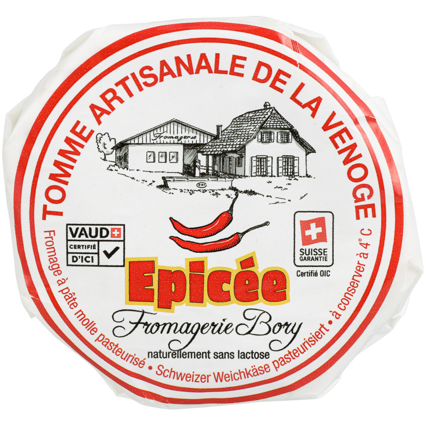 Bory Tomme de la Venoge épicée