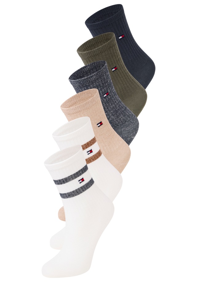 Tommy Hilfiger Socken »TH KIDS SOCK 6P SPORT ECOM« 6er Pack,