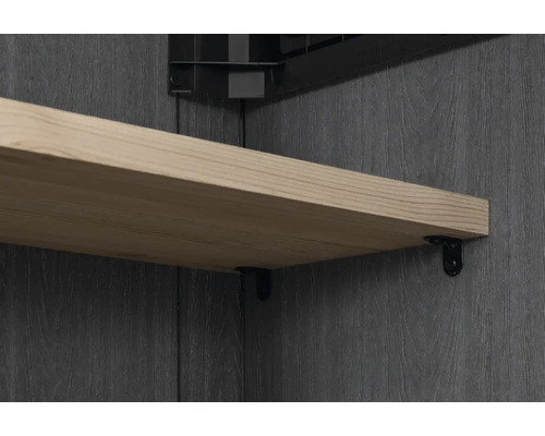 Keter Signature Ashwood Mega 2020 L 190,5 x 109,3 cm afval-/fietsengarage, houtlook antraciet/bruin