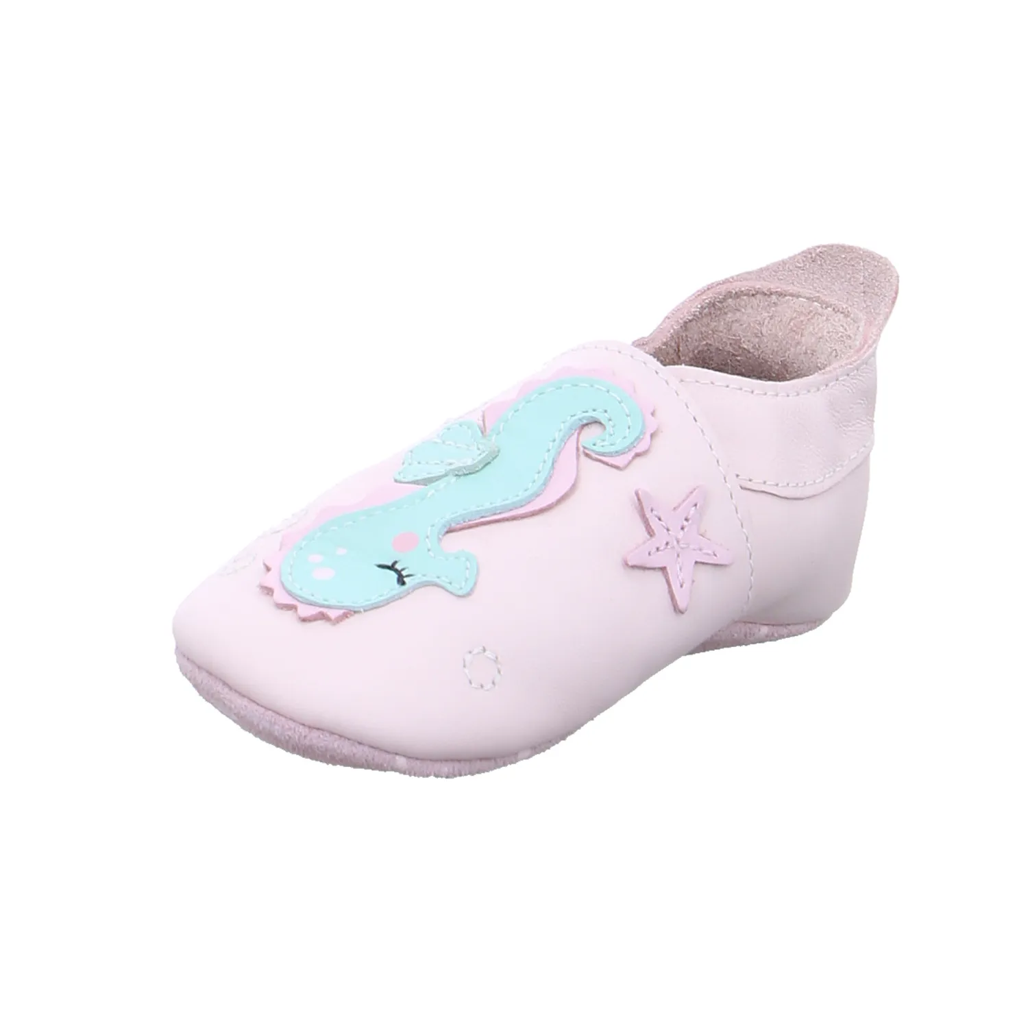 BOBUX Krabbelschuh Rosa Leder