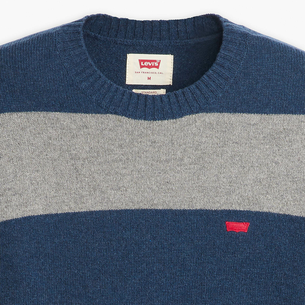 Suéter listrado de lã da Levi's