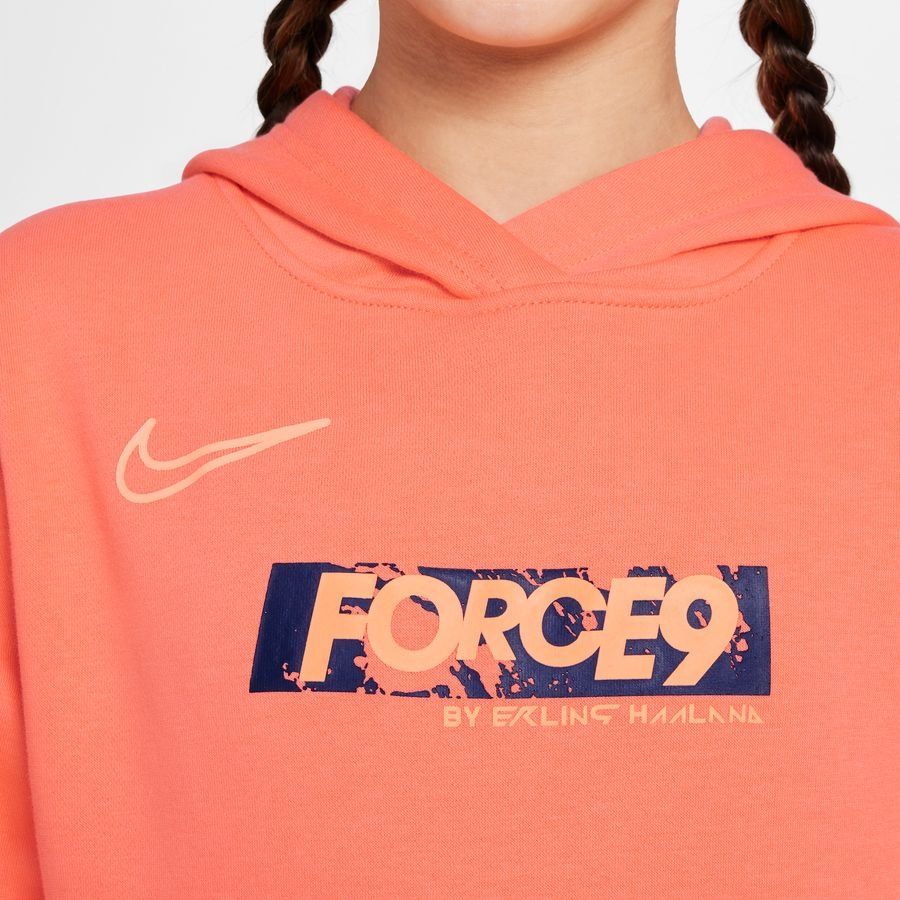 Nike Sweat à Capuche Club Fleece Erling Haaland Personal Edition - Wild Mango/Orange Enfant