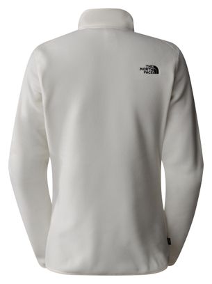 Polaire Femme The North Face 100 Glacier 1/4 Zip Blanc
