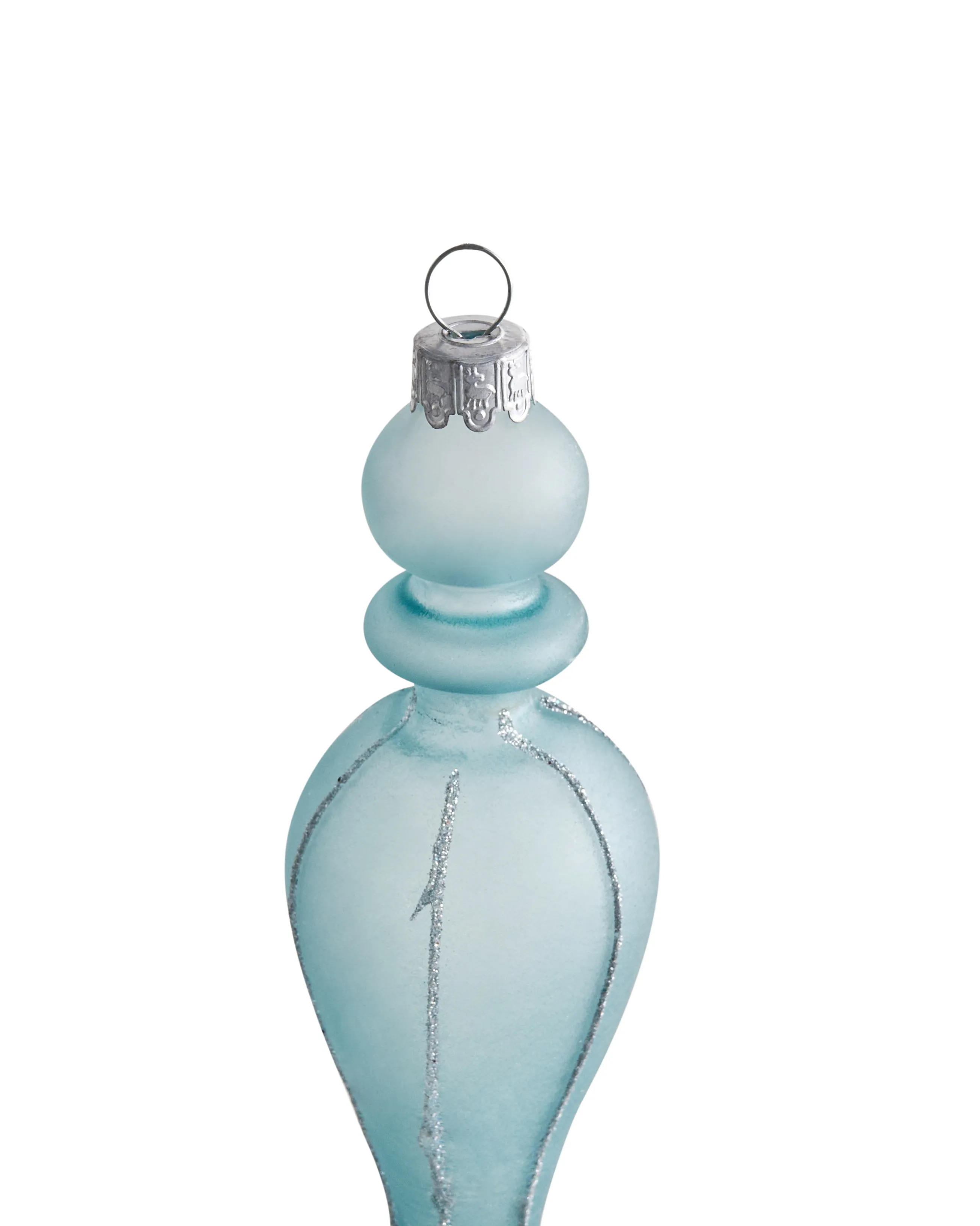 Set van 35 kerstballen SNOWFALL Glas Blauw