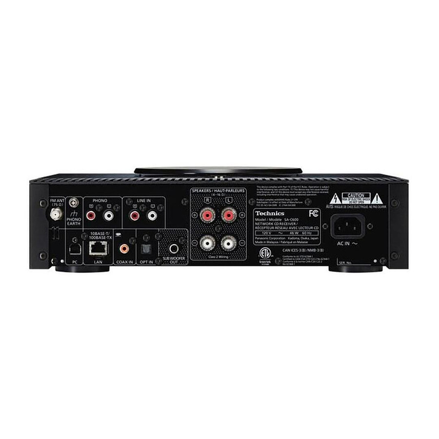 Technics SA-C600 Argent + Cabasse Antigua MC170 Noir brossé