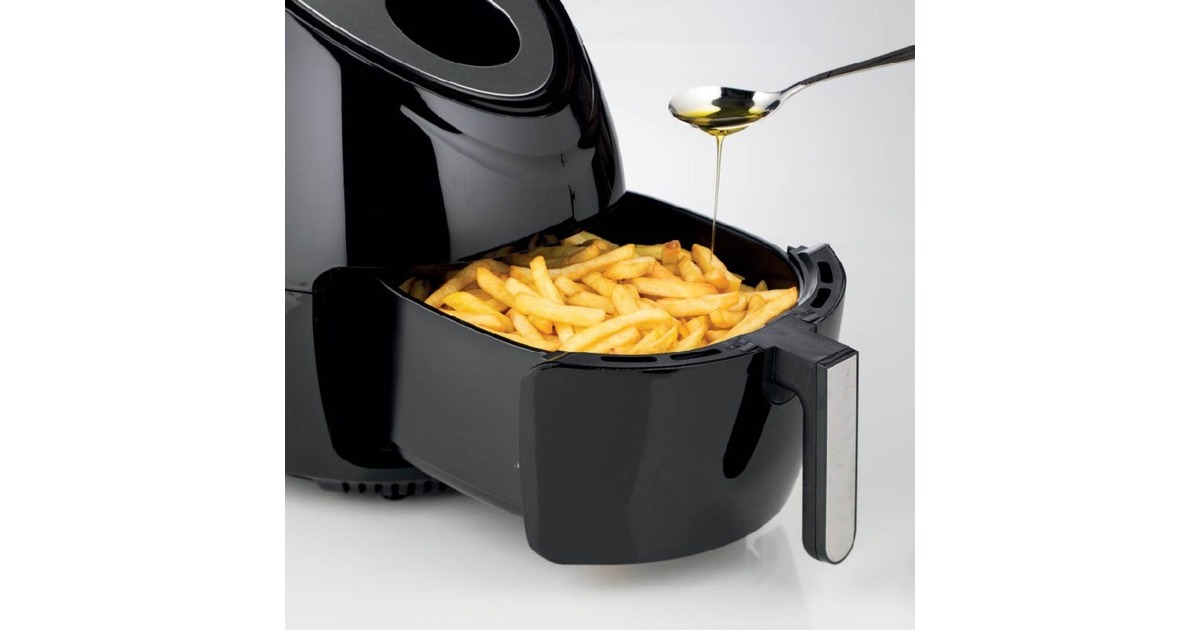 ArieteAiry Fryer XXL heteluchtfriteuse  (Zwart, 2.5 kg | 5.5 liter)