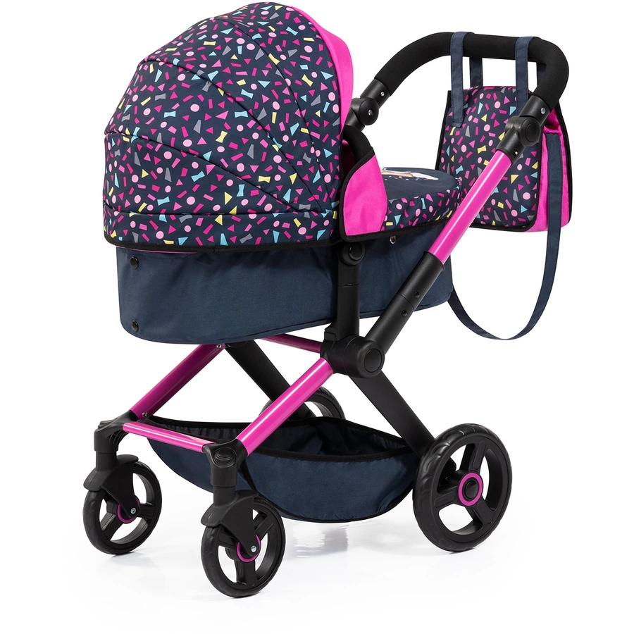 bayer Design Kombi-Puppenwagen Xeo Confetti