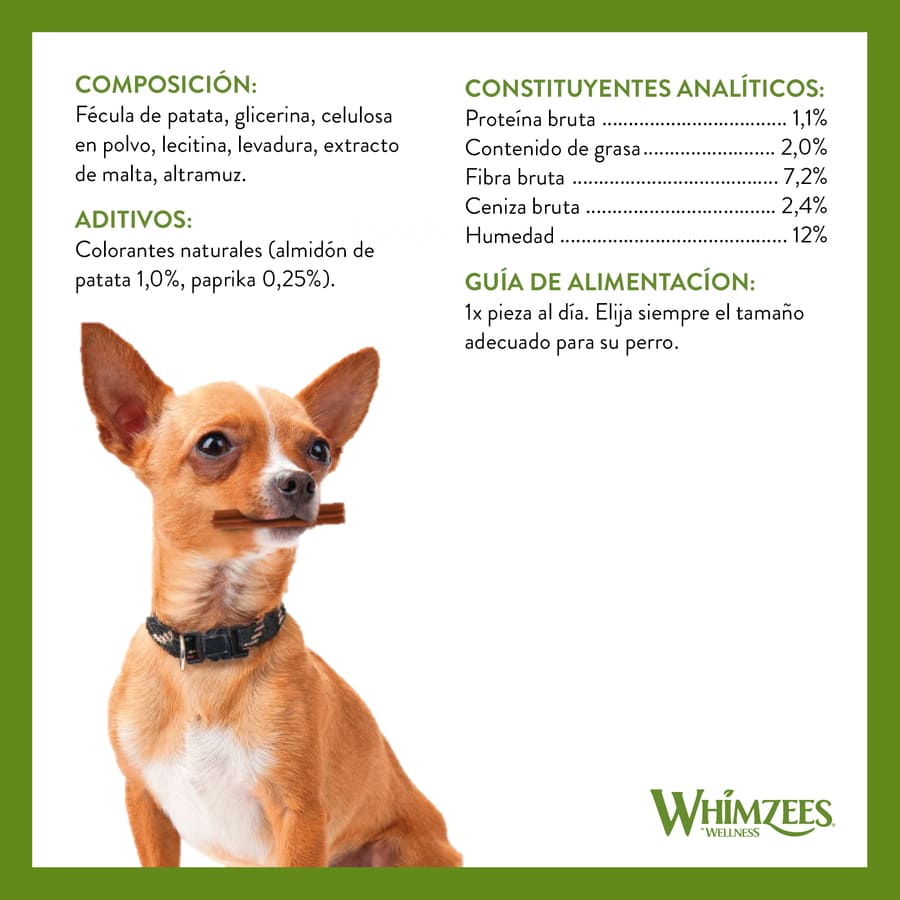 Petiscos Whimzees Dental Stix para Cães de Porte Médio