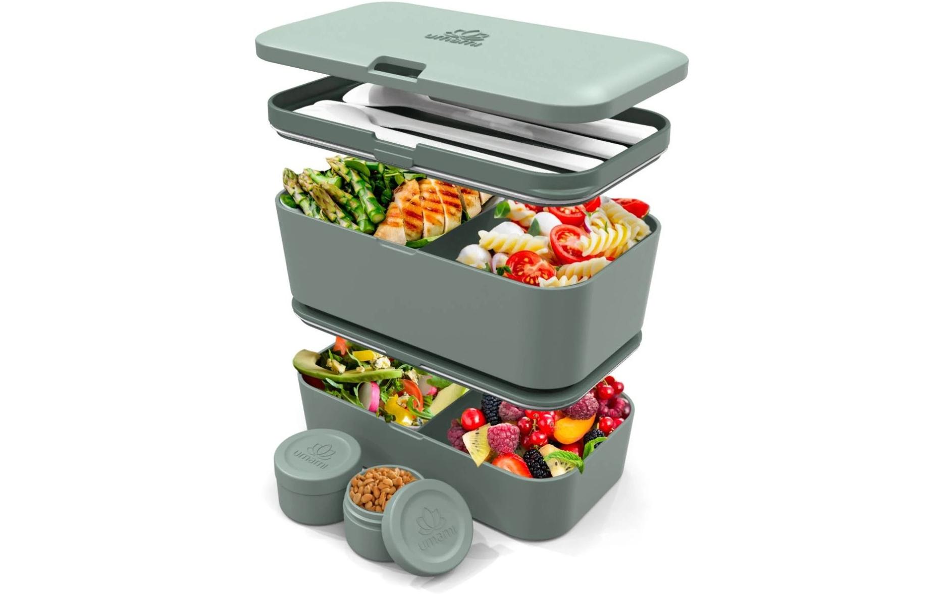 Lunchbox Nestable L Slate GreenPraktische und nachhaltige Lunchbox