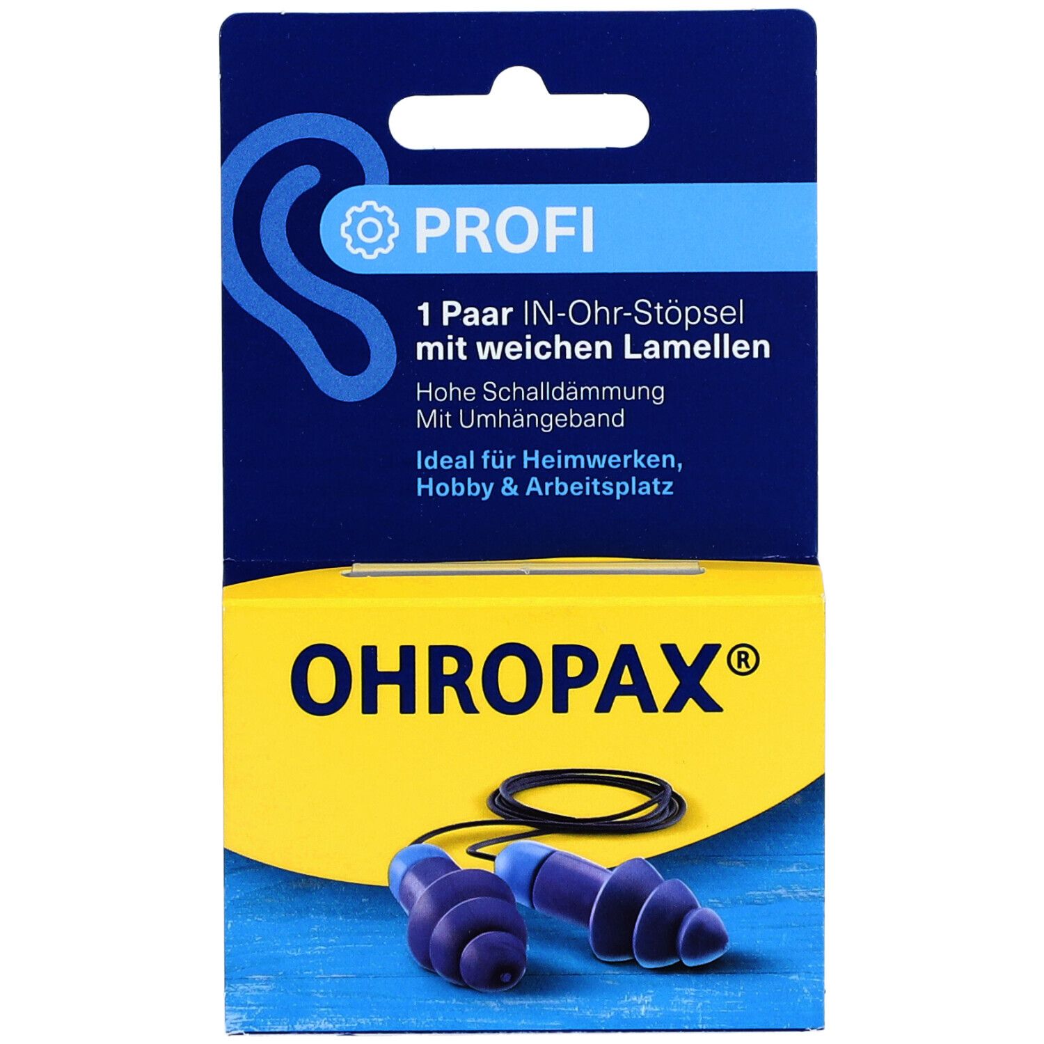 OHROPAX® Profi Lamellenstöpsel In-Ohr