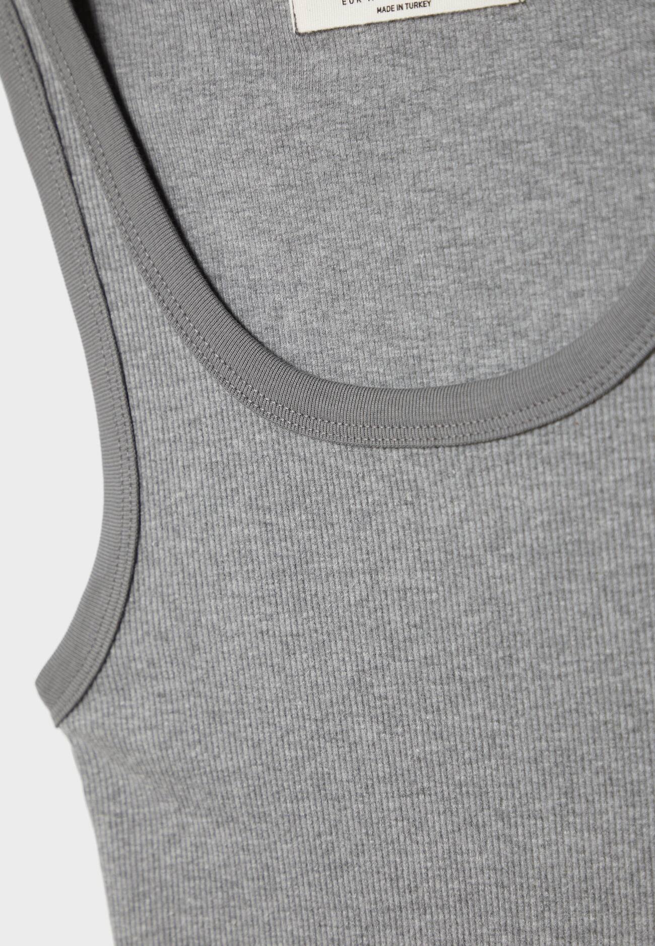 Camiseta cropped estilo nadador