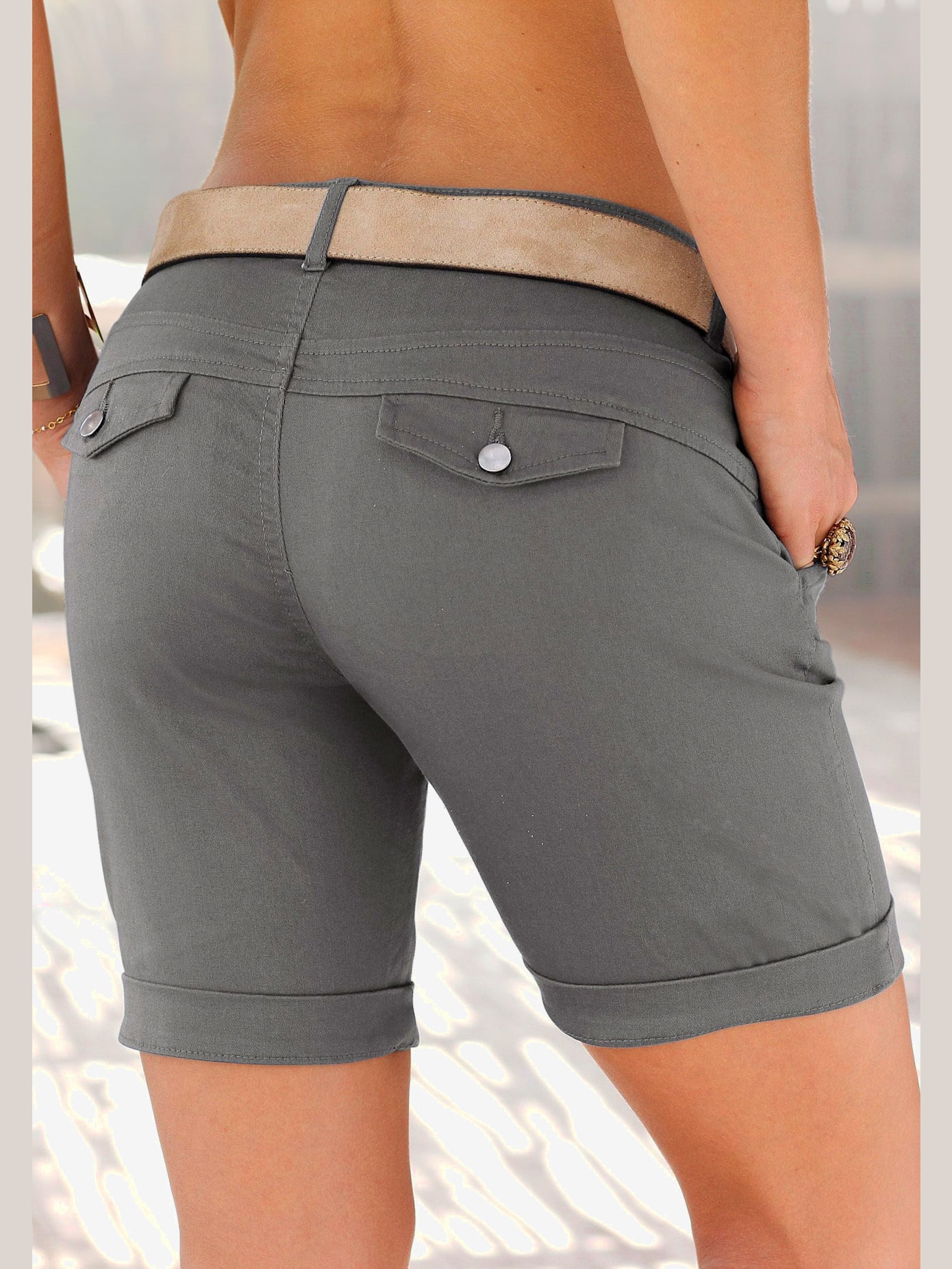 Bermuda facilement retroussables