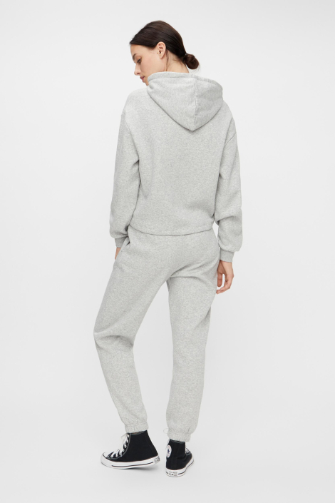 Pieces grijze dames broek