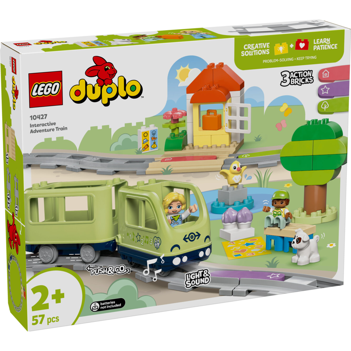 LEGO® DUPLO 10427 Town Interaktive Abenteuer-Eisenbahn 2+ Jahre