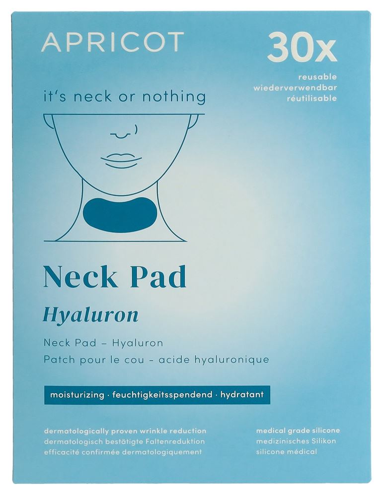 Apricot Nackenkissen<br>1 Stück, wiederverwendbar Hyaluron it's neck or nothing
