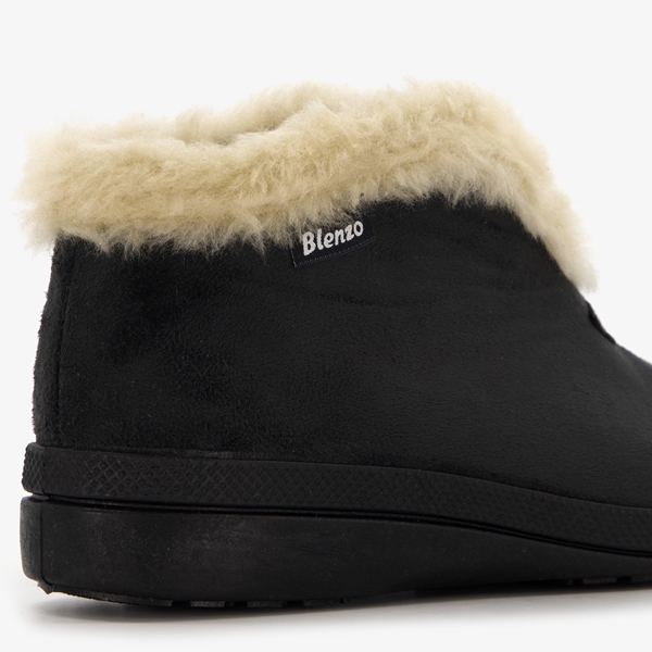 Blenzo dames pantoffels zwart
