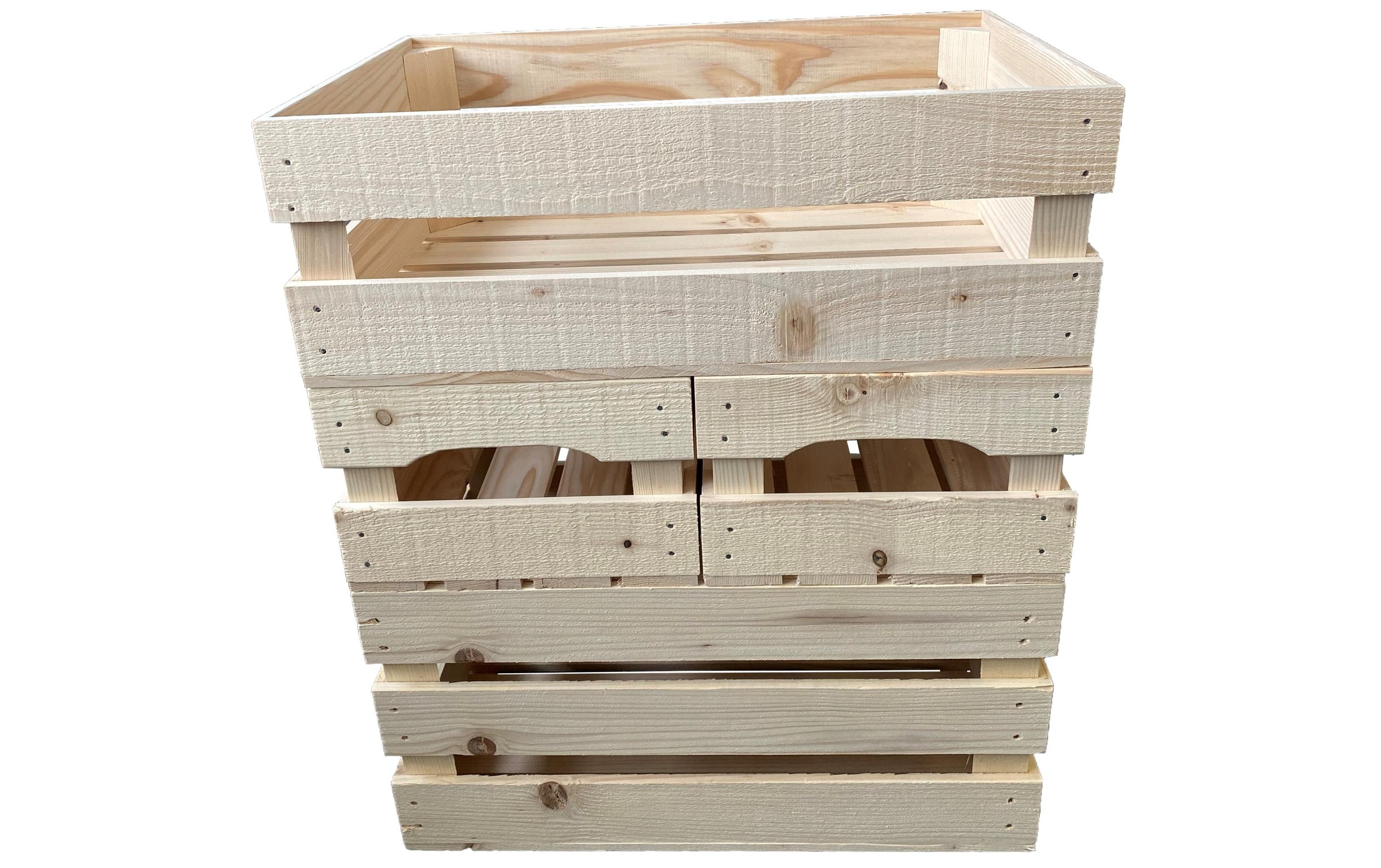 Holz Zollhaus Holzkiste »Obstharasse Fichte«