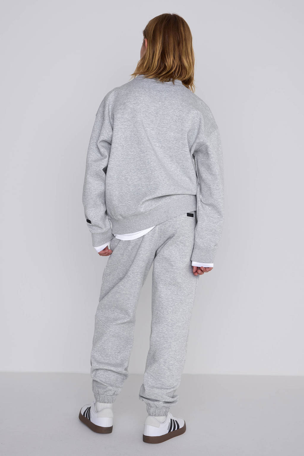 Coolcat Unisex Sweater Vicky met 3D Logo Grijs
