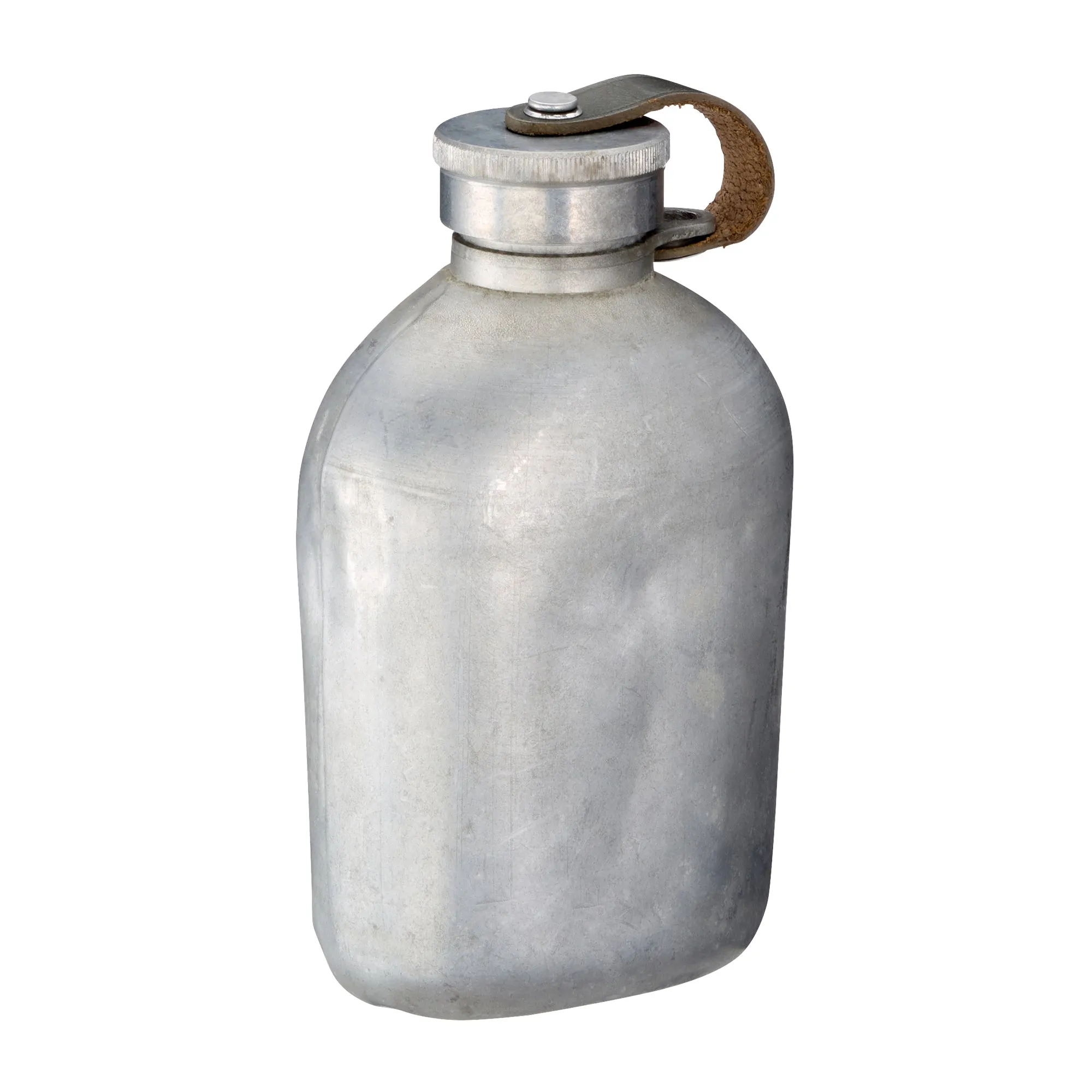 Bundeswehr Original -  BW Feldflasche Aluminium mit Hülle tarn gebraucht