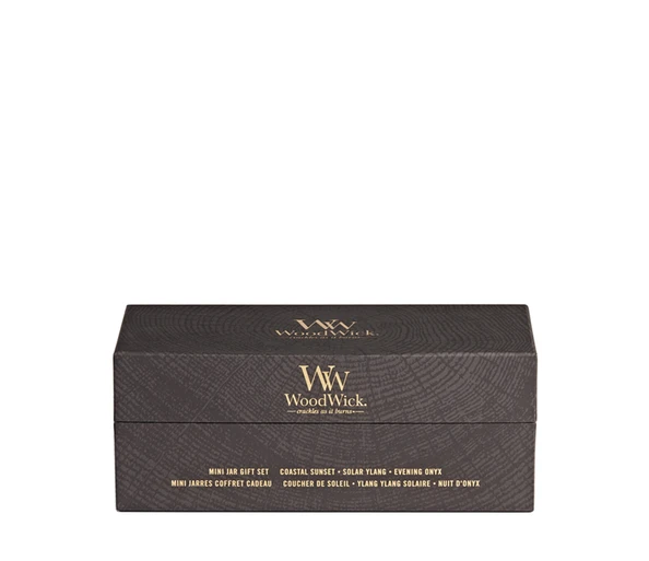 WoodWick Floral 3 Mini Jar Giftset
