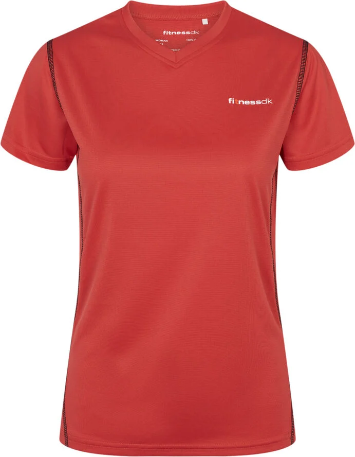 Fitnessdk Victoria Performance T-shirt Rød