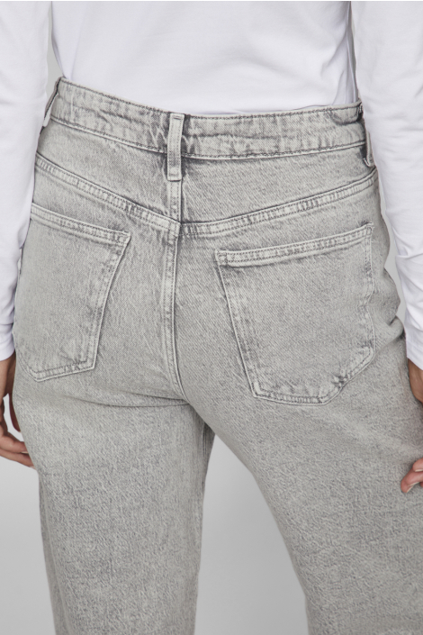 Vila grijze dames jeans