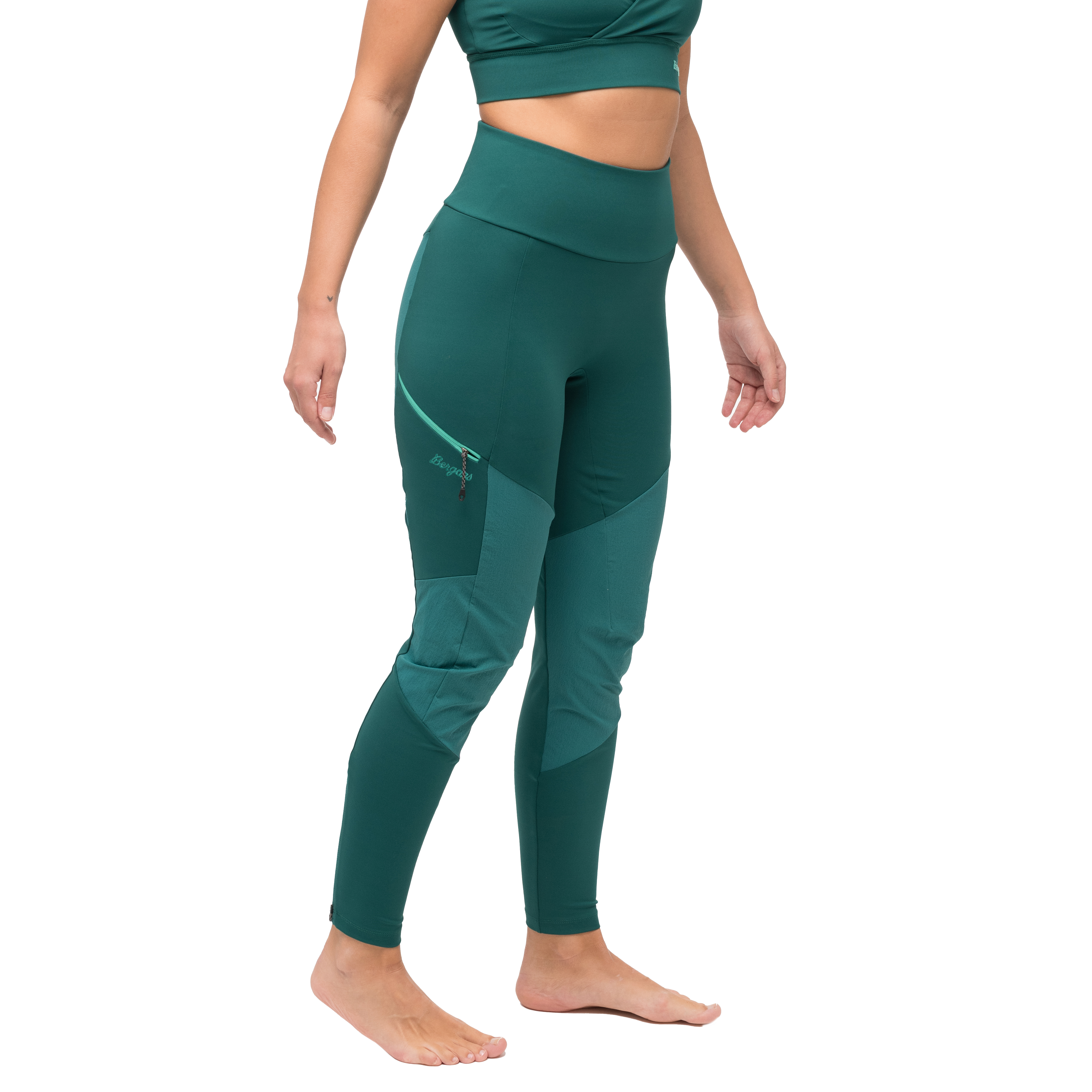 Tind Vertical Rock Tights Dame Malachite Green